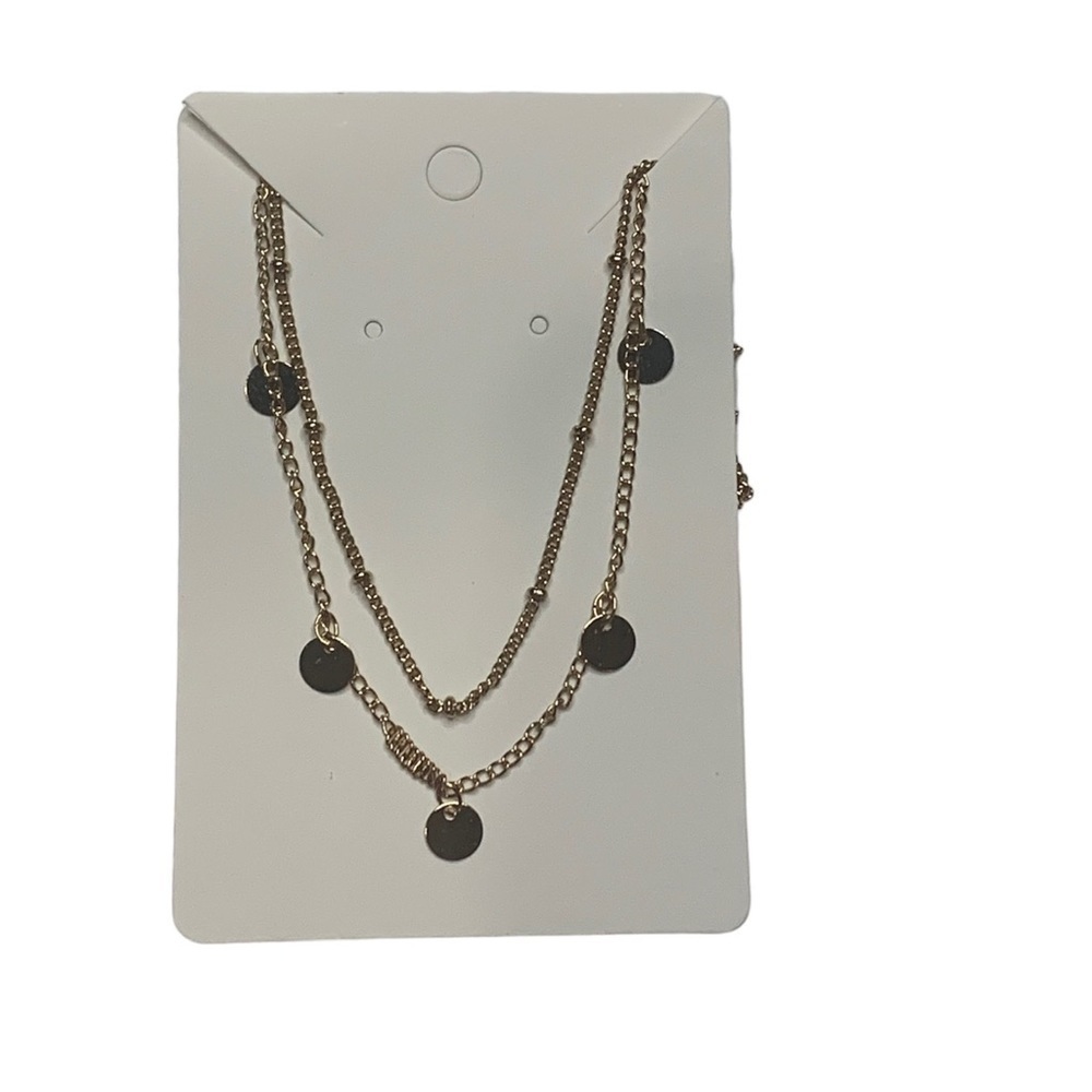 Gold necklace set